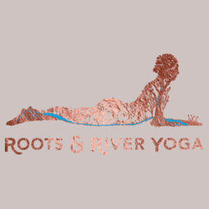 Roots & River Yoga Color Printed logo - Women's Ideal Racerback Tank Design